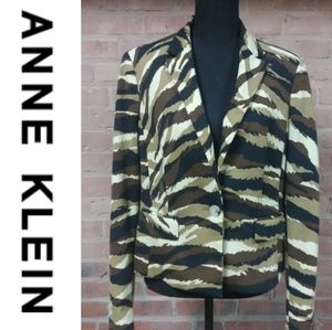 Anne Klein | Animal Print Business Blazer